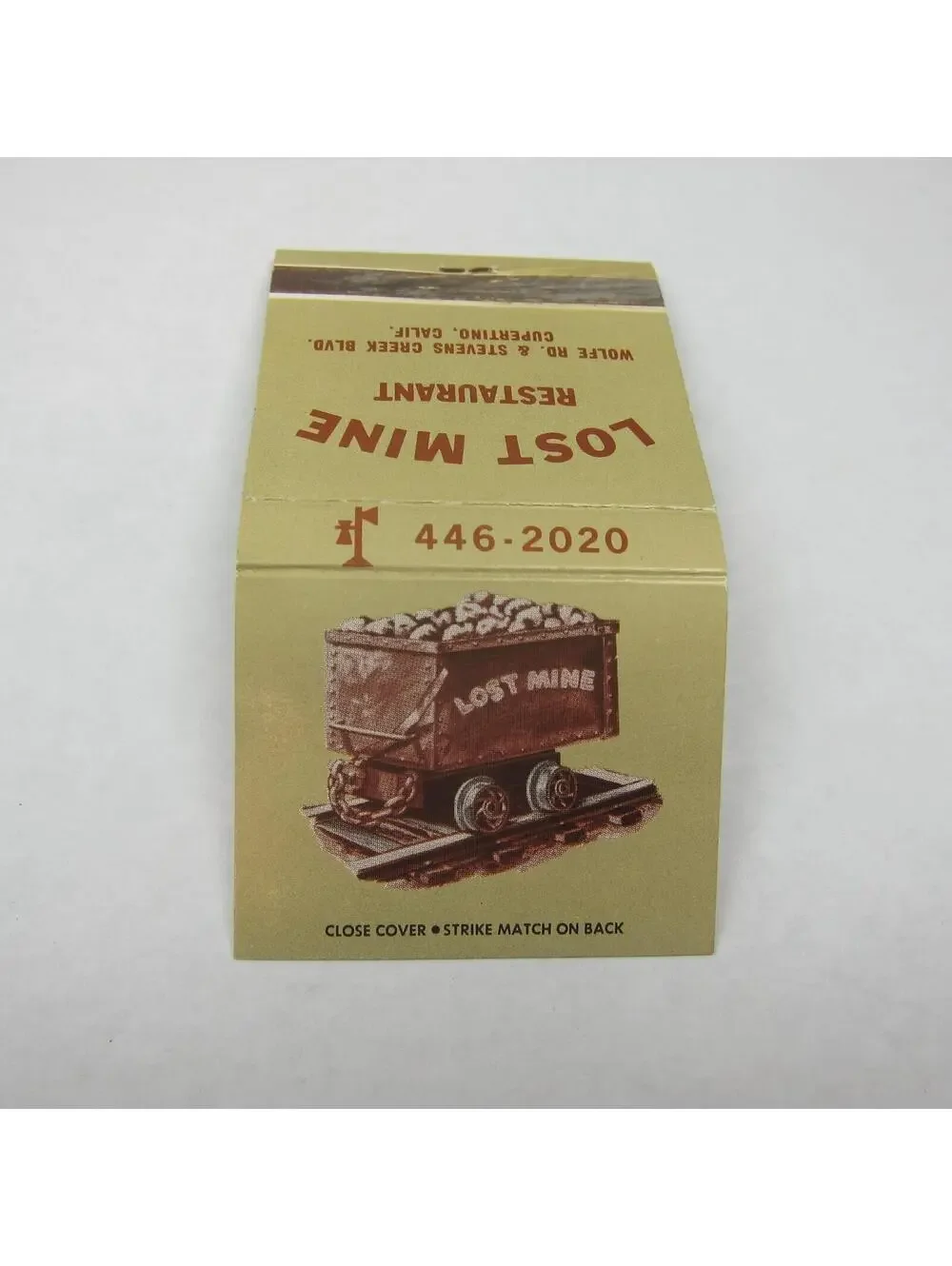 4 Matchbook Covers Antique A Restaurant Spengers Fish Grotto Gildas Lost Mine CA
